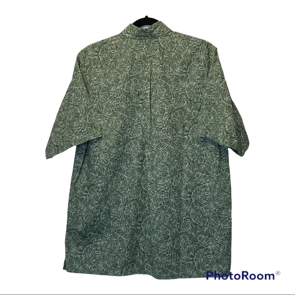 Green Go Barefoot Hawaiian shirt - Picture 3 of 4